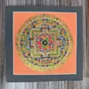Mandala Pintado a Mano Tibetano Nepalí Dorado Caliente Tamaño 26*26 Núcleo de Tarjeta