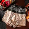 Nueva Ropa Interior para Hombre Huajielong Algodón Estampado Cintura Media Talla Grande Transpirable Calzoncillos tipo bóxer para Hombre Se Puede Enviar en una Sola Pieza