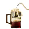 Taza de Té, Taza de Vidrio de Borosilicato Alto, Taza para Preparar Té Verde, Resistente a Altas Temperaturas, Taza Antiescaldado con Asa, Taza para Beber