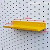 Espaciado de Agujeros de 25 mm Accesorios para Tablero Perforado Caja de Almacenamiento de Metal Accesorios para Estante de Almacenamiento de Pared Estante de Almacenamiento para Auriculares de Juego Organización