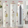 Capa cilíndrica para ar condicionado, elástica, totalmente fechada, capa à prova de poeira para ar condicionado de piso, adequada para salas de estar, compatível com Gree, Midea e Aux