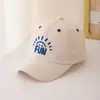 Bonés de Beisebol para Primavera e Outono para Meninos e Meninas, Bonés Infantis Estilo Coreano, Chapéus de Bebê, Chapéus de Sol Bordados com Letras para o Verão