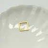 Nuevos Componentes Geométricos de Cobre Multitamaño para Pendientes, Collares y Accesorios DIY, Forma Triangular, Cuadrada y de Lágrima al por Mayor