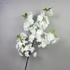 Flor de Cerezo de 4 Puntas Encriptada Boda Rosa Multi-Capa Rama Artificial de Flor de Cerezo Transfronterizo Flor de Durazno Venta al por Mayor Arreglo Floral Decorativo