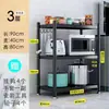 Nuevo estante de almacenamiento de cocina multicapa, independiente, para uso doméstico, multifuncional, para almacenar hornos de microondas y ollas, no de acero inoxidable