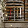 Suministros para Decoración Navideña Transfronterizos Colgantes de Barra de Hielo Coloridos Colgantes Creativos Colgantes de Varita Mágica Colgantes de Árbol Pequeño con Hilo