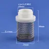 Tampa de Filtro de Rosca Externa de Plástico com Aço Inoxidável, Rede de Sucção de Água de Rosca Externa de Aço Inoxidável, Cabeça de Sucção de Água, Cabeça de Filtro de Rosca Externa