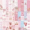 30 Marcapáginas de Dibujos Animados, Lindos Retro Simples Estilo Cuaderno de Notas Materiales Artísticos Creativos, Colección de Tarjetas Marcapáginas de Papel para Lectura