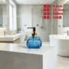 Botella Dispensadora de Loción de Vidrio, Botella Vacía Portátil Tipo Prensa para Desinfectante de Manos de Viaje, Botella de Almacenamiento para Cosméticos, a Prueba de Fugas