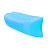 Sofá inflable perezoso rojo de red para exteriores, colchón de aire, sillón reclinable individual, portátil para camping, descanso para el almuerzo, sofá para festival de música