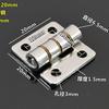 Bisagra de Acero Inoxidable 304 Engrosada de Alta Resistencia Bisagra Industrial de Solapa Plegable Accesorios para Caja de Gabinete Plegable Bisagra Plana Abatible