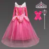 Nuevo vestido de princesa Arlo 2022 para niñas Vestido de manga larga con campana Disfraz de la Bella Durmiente una generación de cabello