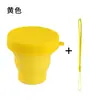 Copo de Água Dobrável de Silicone Amazon, Copo Dobrável Portátil Resistente a Altas Temperaturas para Viagem, Copo para Enxaguar a Boca para Viagem ao Ar Livre Acampamento