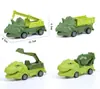 Brinquedo de carro de costas para crianças modelo de aeronave de tráfego militar caça camuflado caminhão de ambulância expresso frota de engenharia