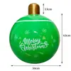 Bolas Infláveis de Natal Decorações de Natal para Jardim Externo Atmosfera Festiva Enfeites Pendurados Suprimentos para Festa de Natal Bolas Decorativas