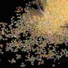 Contas redondas não porosas contas mágicas de bolhas contas de arroz contas de vidro feito à mão DIY preenchido cola pingando acessórios para capa de celular