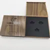 Empaque de Terminal Caja de Madera Almacenamiento Soporte Interior Impresión de Logo Música para Coche Tapa abatible Caja de Empaque USB Digital