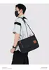 Bolsa transversal masculina transfronteiriça, mochila estudantil moderna para ir à aula, bolsa de ombro simples, fashion e versátil para homens, atacado