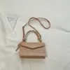 Bolsa de Mão Artesanal Estilo Étnico, Novo Design de Nicho, Bolsa de Corrente Listrada, Bolsa Transversal de Ombro Arco-Íris Estilosa