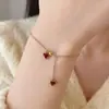 Nova Pulseira de Aço Titânio da Moda para Mulheres, Joia de Mão de Luxo Leve, Pulseiras de Casal Coreanas de Alta Qualidade, Coleção de Pulseiras Femininas