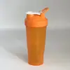 Vaso mezclador de proteína de 600 ml, vaso para batidos, botella deportiva portátil para fitness, vaso de plástico con logo, suministro directo de fábrica
