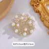 Broche de Diamantes Incrustados con Perlas de Moda Europea y Americana para Mujer, Pin de Alta Gama, Pin de Solapa de Alta Gama, Accesorios para Ropa, Hebilla de Pañuelo de Seda de Girasol