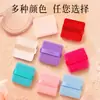 Esponja cuadrada de algodón para polvos, esponja de maquillaje, esponja para polvos secos de pelo corto, esponja para polvos fijadores de cushion, borla para polvos sueltos, venta al por mayor transfronteriza