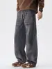 Ropa de Hombre Fengshe / Nueva Tendencia Primavera y Otoño Retro Americano Corte Holgado Dobladillo Curvo Jeans Moda Hombre Pantalones Largos