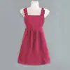 Avental de Algodão Estilo Princesa para Verão, Manicure, Cozinha Fina, Casa, Cozinhar e Catering, Estilo Coreano, Avental Feminino Sem Mangas
