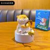 Cien Mau Estilo Original de Talla de Madera Postura de Pie Miau Miau Adornos de Muñeca de Resina Lindo Muppet Decoraciones Creativas para el Hogar y Escritorio