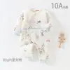 Mameluco de mariposa antibacteriano de 10A, 80g, para bebé, mameluco de algodón puro para bebé, estilo británico de otoño e invierno para recién nacidos, Clase A universal