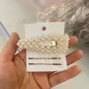 Traje de pasador de perlas clip metálico de pedrería clip para flequillo dulce y lindo de niña clip lateral de temperamento ins Corea del Sur