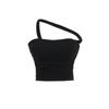 Camisola con Acolchado Desmontable en el Pecho Estilo Puro Deseo con Cuello Halter para Mujer Verano 2025 Versátil Sexy Chica Caliente Ropa Exterior Hermoso Espalda Top