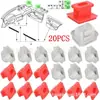 20 PIEZAS es adecuado para 3 series E46E65E83 panel de instrumentos de control central clip de hebilla sujetador de coche clip de plástico para coche