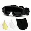 Gafas Tácticas para Exteriores en Stock para Tiro Real, Gafas a Prueba de Explosiones y Resistentes a Impactos, Gafas de Sol de Combate, Accesorios para Casco