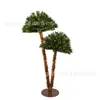 Palmera Navideña de Lujo Transfronteriza con Luces, Árbol de Simulación Artificial para Decoración Estilo Tropical de Hotel y Centro Comercial