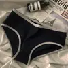 Roupa Íntima Sem Costura para Mulheres, Forro 100% Algodão, Estilo Fino de Verão, Cintura Média, Levanta Bumbum, Calcinhas 100% Algodão, Respirável e Confortável, Estilo Jovem