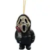 Novos Produtos de 2022 Gnomo de Jardim de Filme de Terror Acessórios de Decoração para Carro Espelho Retrovisor Decorações de Halloween