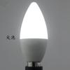 Foco LED para Ahorro de Energía en el Hogar, Base E14 de Rosca Pequeña Ultrabrillante, Foco con Punta de Vela E27, Fuente de Luz de Cristal, Ahorro de Energía de Alto Brillo