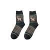 Calcetines de lana de conejo y ciervo navideños especiales transfronterizos de Amazon, calcetines de lana gruesos y cálidos de media pantorrilla para mujer para otoño e invierno.