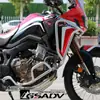 Gsadv es Adecuado para 16-20 Honda No-Doble CRF1000L Barras Superiores e Inferiores, Protector de Doble Cilindro Africano