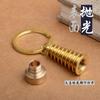 Torre Wenchang, accesorios para llaves de pluma Wenchang, llavero de latón puro, pagoda de nueve capas, fábrica de productos básicos de Yiwu, venta al por mayor