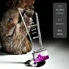 Trofeos de cristal personalizados, nuevas medallas metálicas de alta gama y premios de resina para eventos de empresa, con grabado creativo para empleados destacados