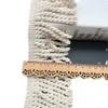 Nuevo Beige Negro Poliéster-Algodón Borla de Barba Trenza de Cortina Coreana Accesorios de Ropa Encaje Suministro Listo