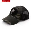 Gorra de Béisbol de Malla Camuflada con Calavera Bordada Gorra para Actividad en Campo Cs Gorra de Pico Táctica Gorra de Sol