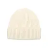 Conjunto de Tres Piezas de Sombrero 100% Lana Pura, Gorro de Punto de Color Sólido Otoño e Invierno para Hombres y Mujeres, Gorro de Invierno Cálido (Compra Única de Sombrero)