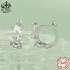 Pendientes de Zirconia Aifula Versátiles de Tulipa Francesa Plata de Ley S925 Joyería para Mujer Venta al por Mayor Pendientes de Estilo Fresco