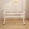 Soporte de pata de mesa ajustable de manivela manual con doble travesaño, Mesa de estudio ajustable, Soporte de mesa para computadora, Mesa de centro, Soporte de mesa para juegos, Trípode