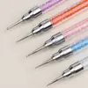 Bolígrafo de Presión para Pegatinas de Doble Punta de 5 Piezas Transfronterizo, Bolígrafo de Puntos, Bolígrafo Mágico de Espejo para Repujado y Frotado, Bolígrafo Eliminador de Pegamento, Bolígrafo Multifuncional para Arte de Uñas