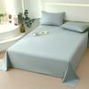 Nueva sábana de algodón de una sola pieza, moderna y sencilla, individual, doble, para dormitorio, de sarga de color liso, de algodón puro, producto individual, venta al por mayor